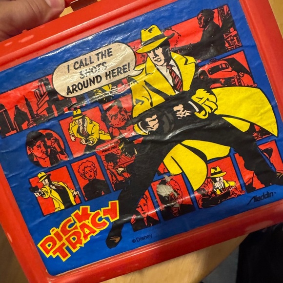 Dick Tracy plastic lunchbox vintage - Picture 3 of 6